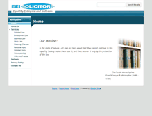 Tablet Screenshot of eeisolicitors.co.uk
